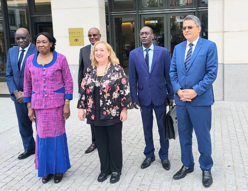 La  nouvelle représentante de l'UE pour le Sahel reçoit les ambassadeurs du G5 à Bruxelles.